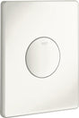 Grohe skate bedieningsplaat - enkelspoeling - verticaal - 156x197mm - wit