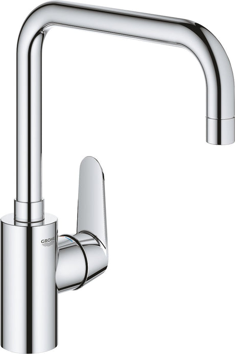 Grohe eurodisc cosmopolitan keukenkraan - hoge draaibare uitloop - chroom