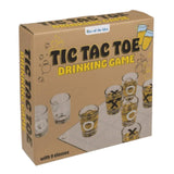 Ootb drinking game tic tac toe met 9 glazen 22x22cm