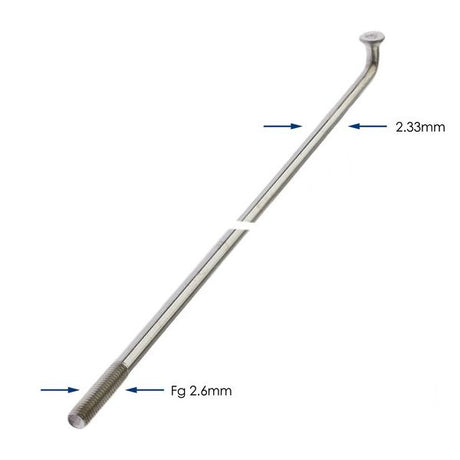 Alpina spaken 236-13 ø2.33 mm fg 2.6 - zink (144 stuks)