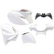 Edge plaatset 5-delig voor piaggio zip-sp vanaf bouwjaar 2000 - glanzend wit