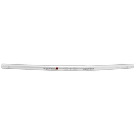 Ergotec stuur flat bar 25,4x600 mm - zilver