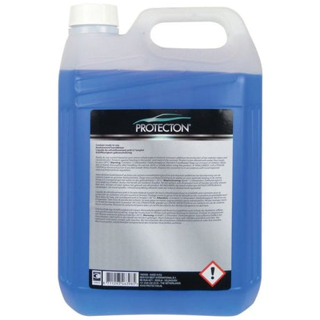 Protecton koelvloeistof kant klaar - geeft bescherming tot -26°c - beschermt het hele jaar door -tast geen lak, rubber of metaal aan - veilig voor radiator - voorkomt kalk- en schuimvorming - 5 liter