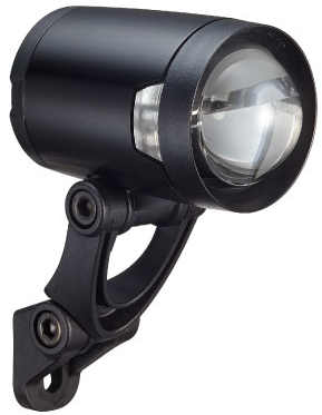 Sturmeyarcher headlight H-Black E 6-12 Volt with holder 230 Lumen