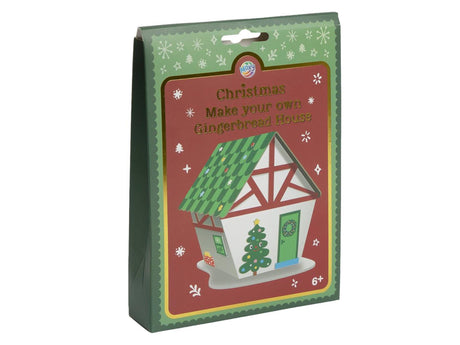 Moxy maak je eigen foam gemberhuis kerstmis met stickers