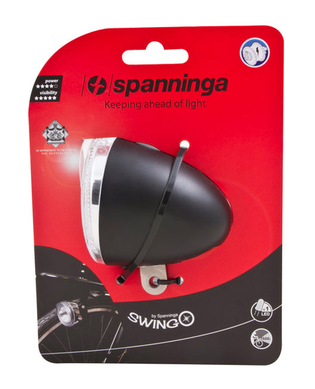 Swingo Headlight Black Batt. carte