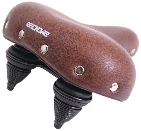 Edge Bicycle Saddle Urban Mat tmavě hnědá (balení dílny)