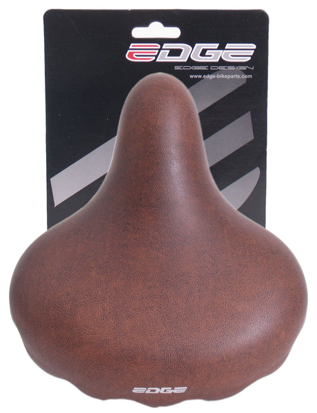 Bicycle saddle Edge Urban - Matt Dark Brown (on map)