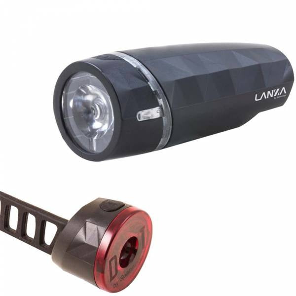 Spanninga lighting set Lanza + Dot Rear battery