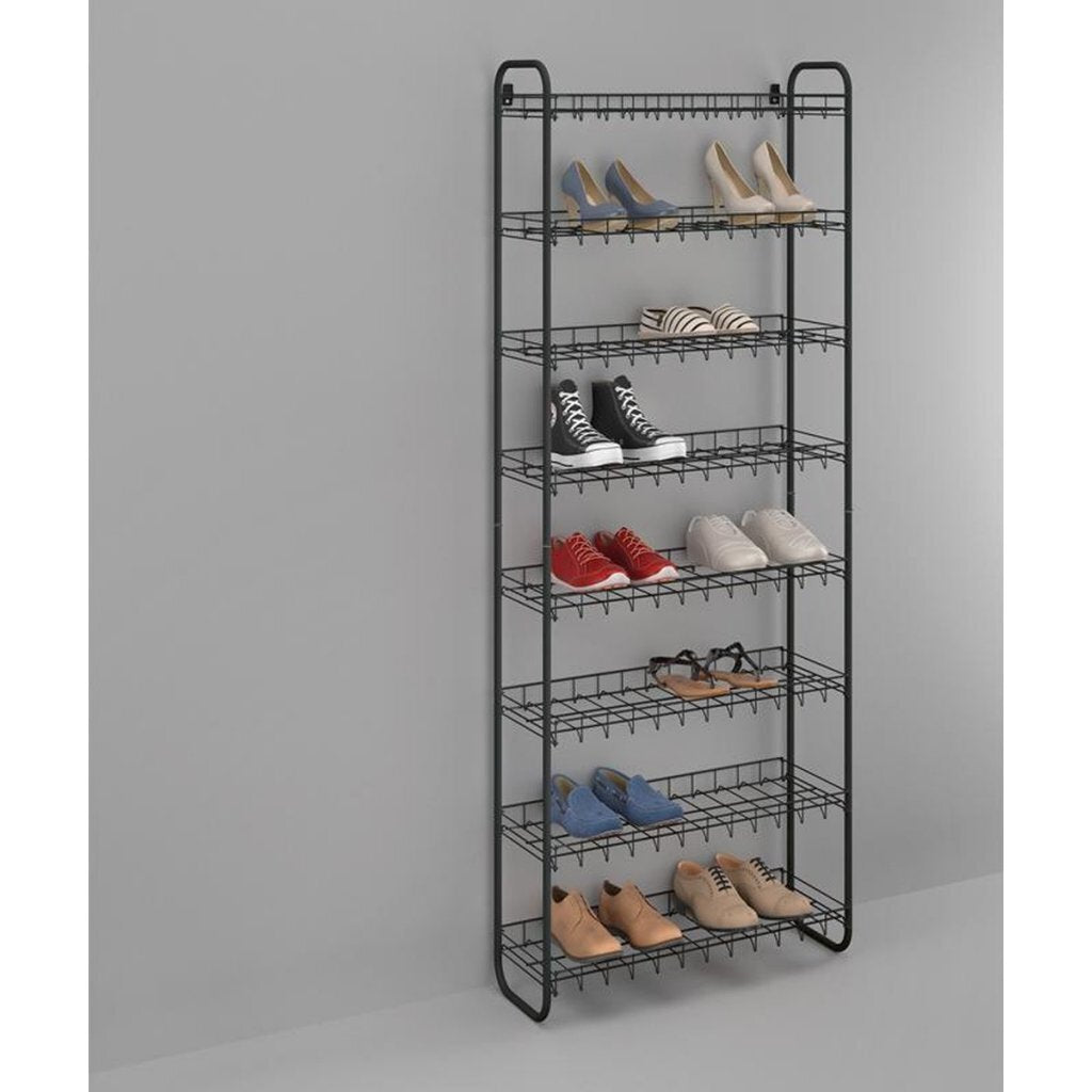 Metaltex metaltex shoe schoenenrek 8 etages 64x23x165 cm zwart