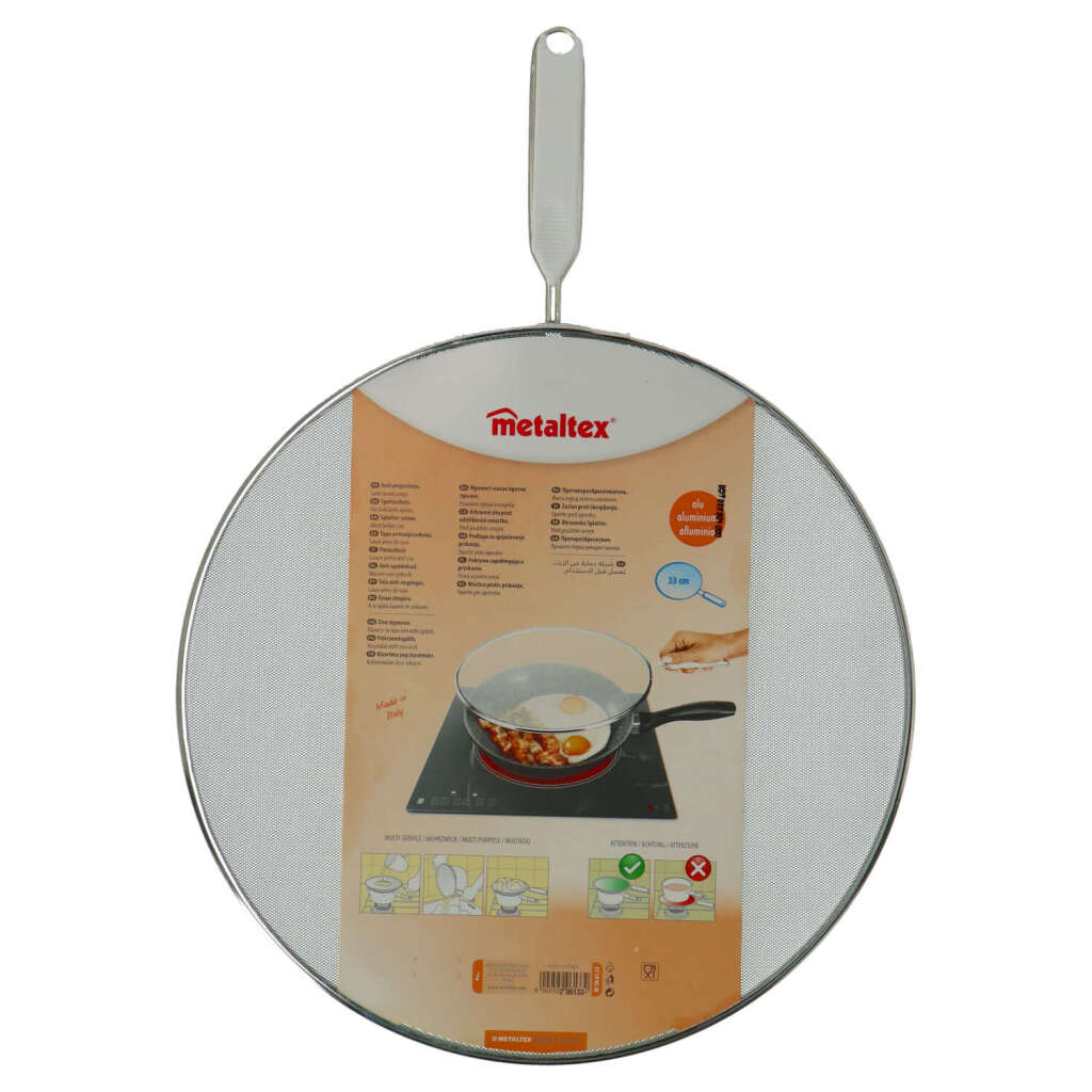 COPERCHIO ANTI METALTEX ACCIAIO IN INSOLLE 33 CM