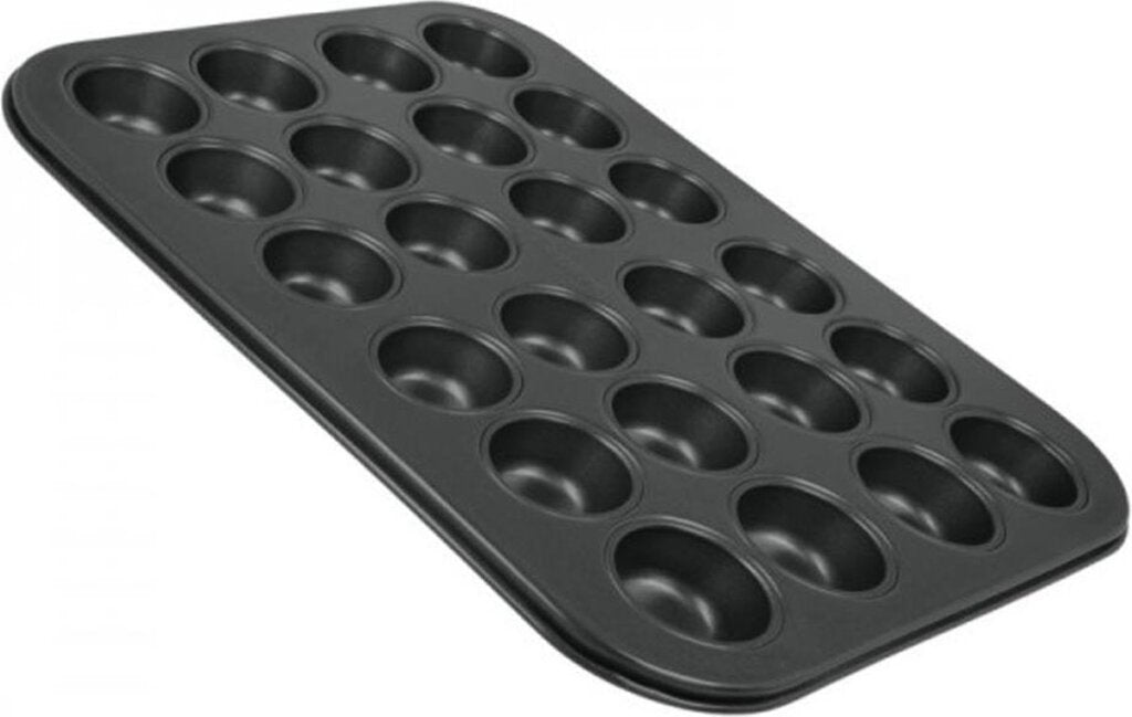 Metallex Baking Tin gëeegent fir 24 Péitièren 4.5 cm