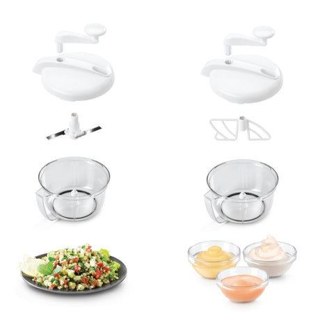 Metaltex kitchen helpers topedo slacentrifuge wit transparant