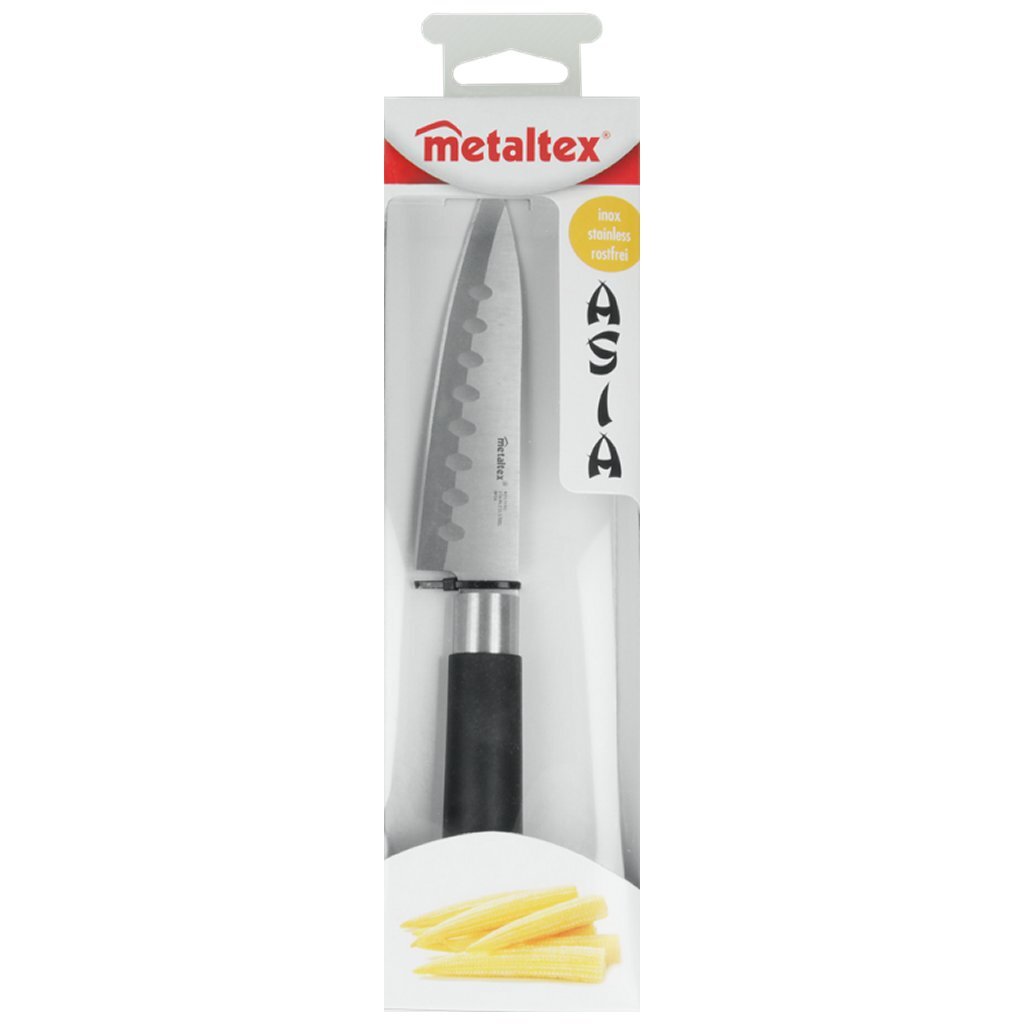 MetalTex Asia Meat Knife 23 cm svart rostfritt stål