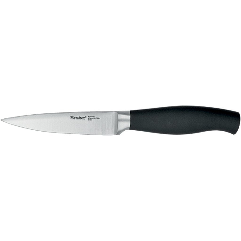 Knife da cucina comfort metaltex 20 cm in acciaio inossidabile nero