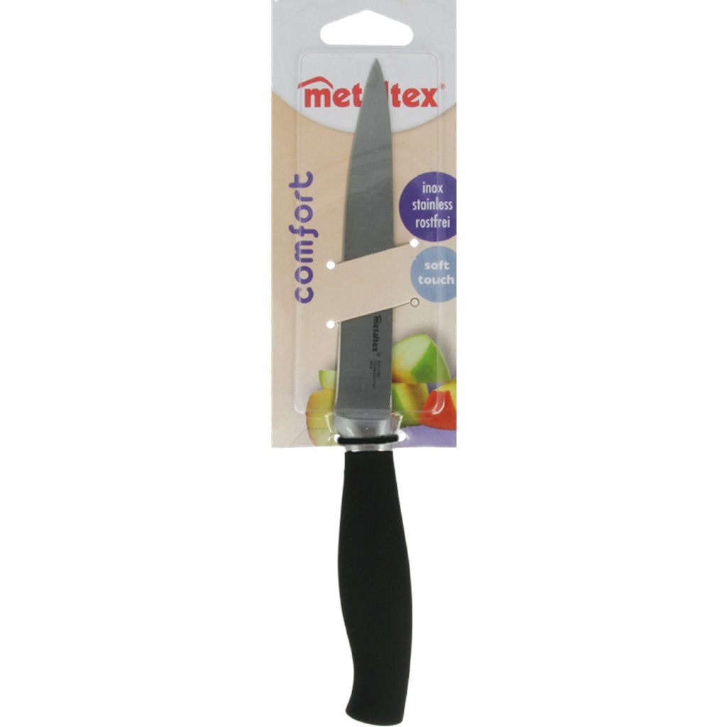 Metaltex Comfort Kitchen Knife 23 cm černá nerezová ocel