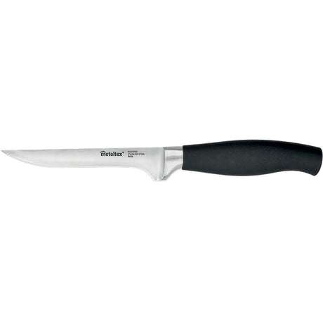 Metaltex comfort vleesmes 28 cm zwart rvs