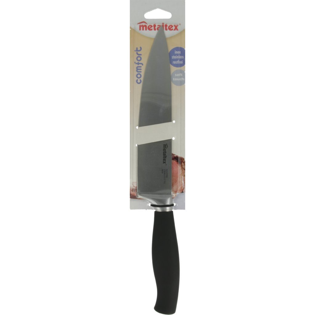 Tomado-Metaltex MetalTex Comfort Kitchen Knife 34 cm svart rostfritt stål