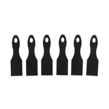 Metaltex Gourmet spatulas 14 cm 6 pieces black nylon