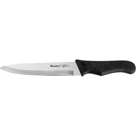 Metaltex basic line kookmes 28 cm zwart rvs