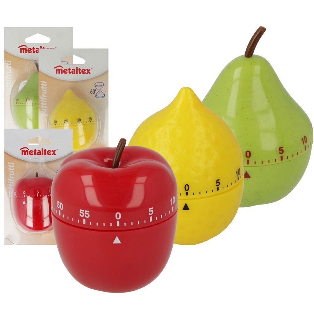 Frutto da timer da cucina Metaltex 60 minuti versioni diverse