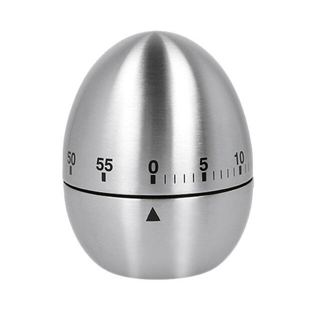 Metaltex Timer en acier inoxydable Egg 60 minutes