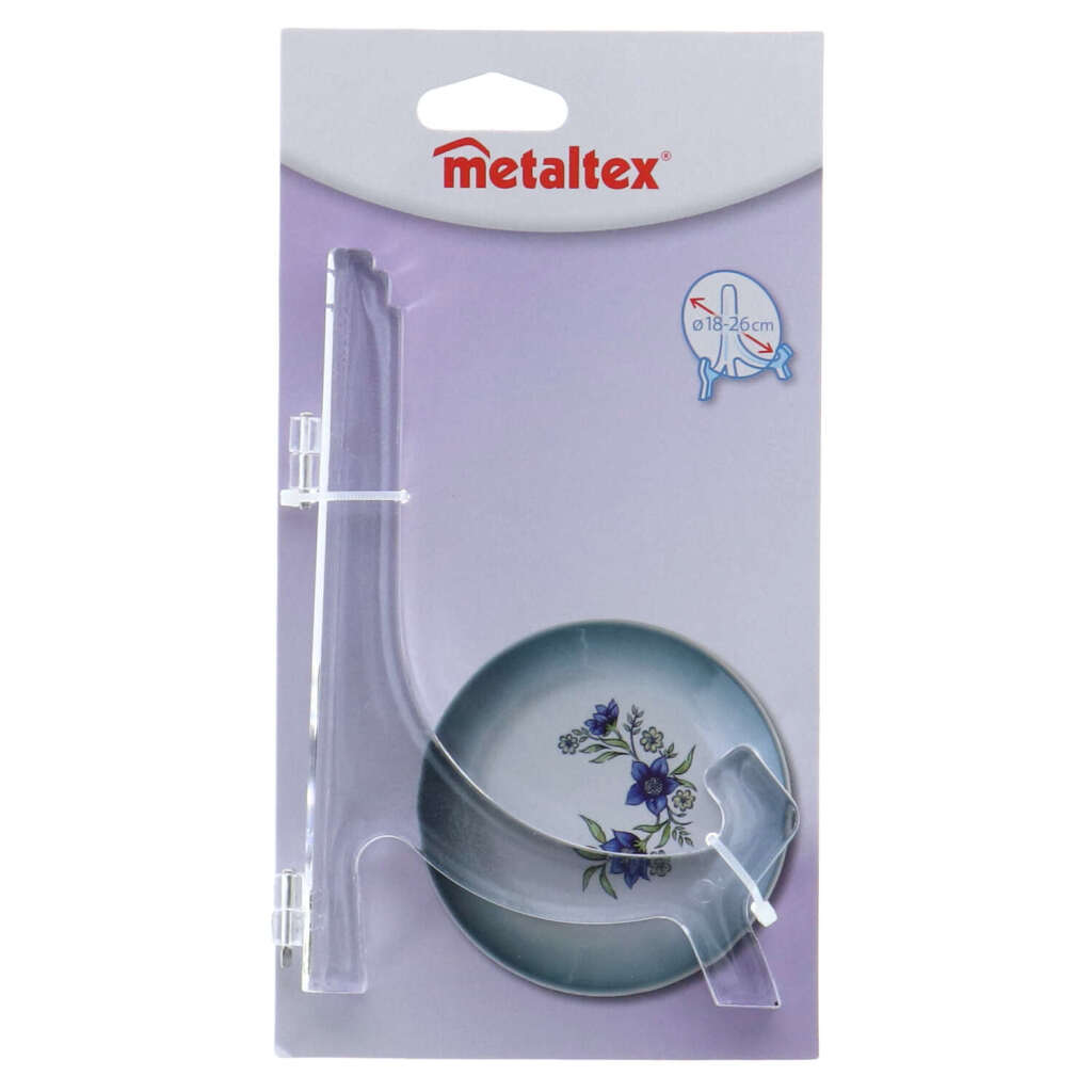 Porte-panneau Metaltex 18-26 cm transparent