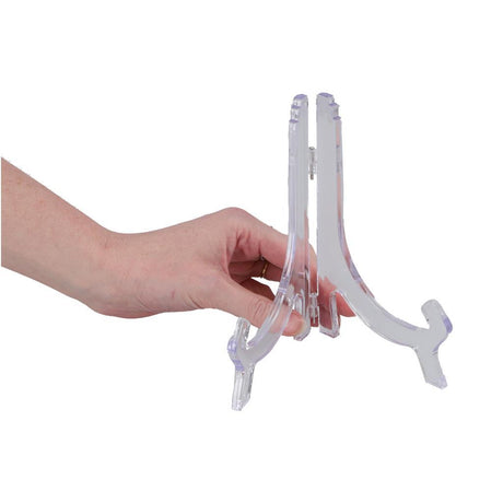 Metaltex bordenstandaard 18-26 cm acryl transparant