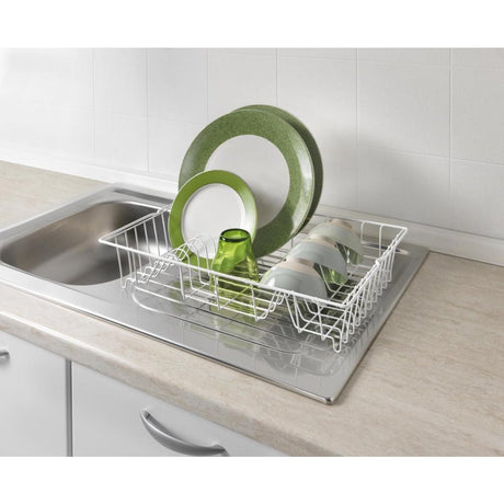 Metaltex afdruiprek 48x30 cm wit