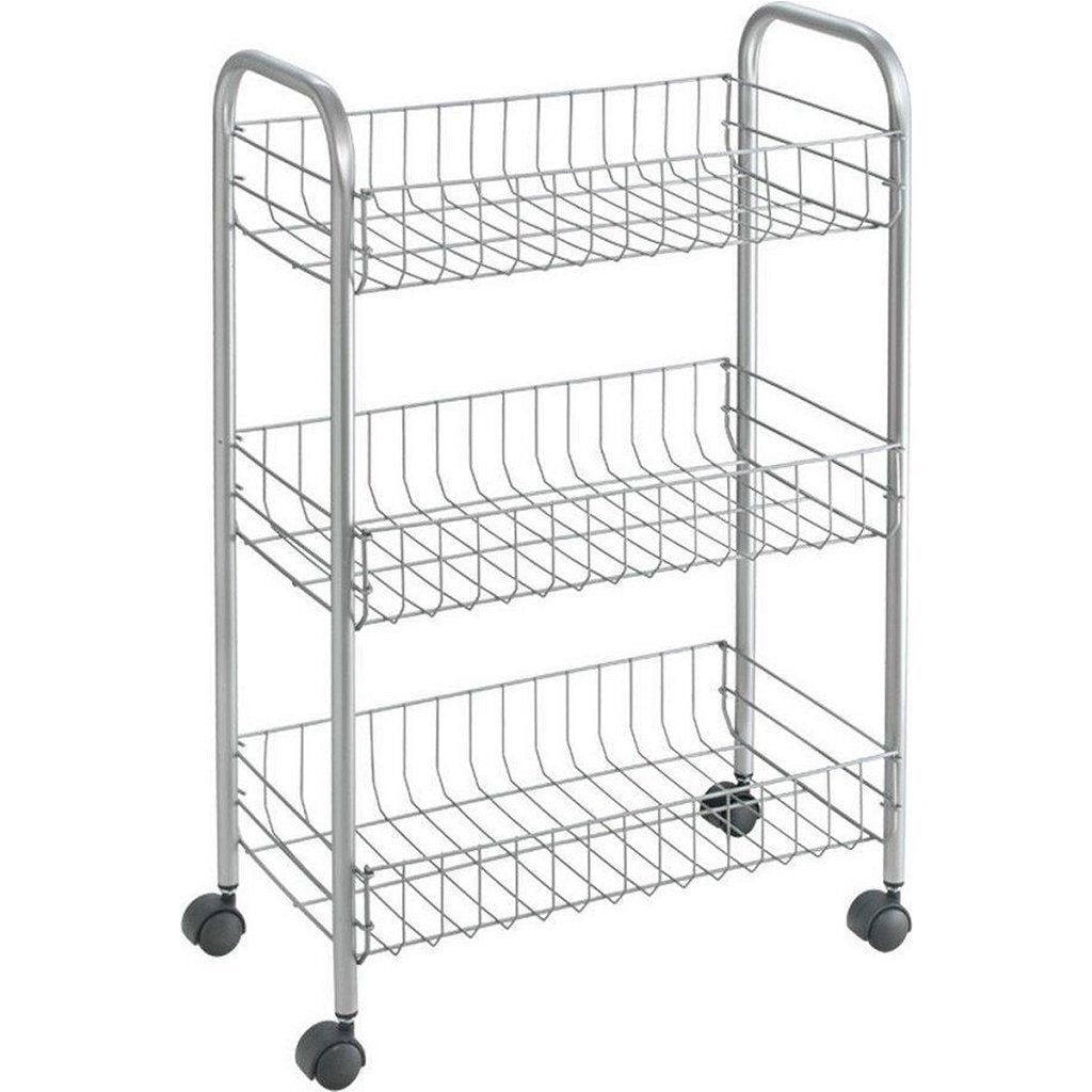 Tomado-Metaltex Tomado Metaltex Kitchen Kitchen Storage Trolley Lugano 41x23x63 cm kola