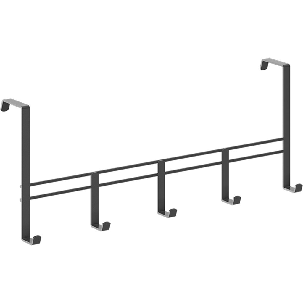 Metaltex doorkapstok 38x15x4,5 cm czarny