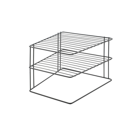 Metaltex bordenrek - palio 25x25x19cm zwart