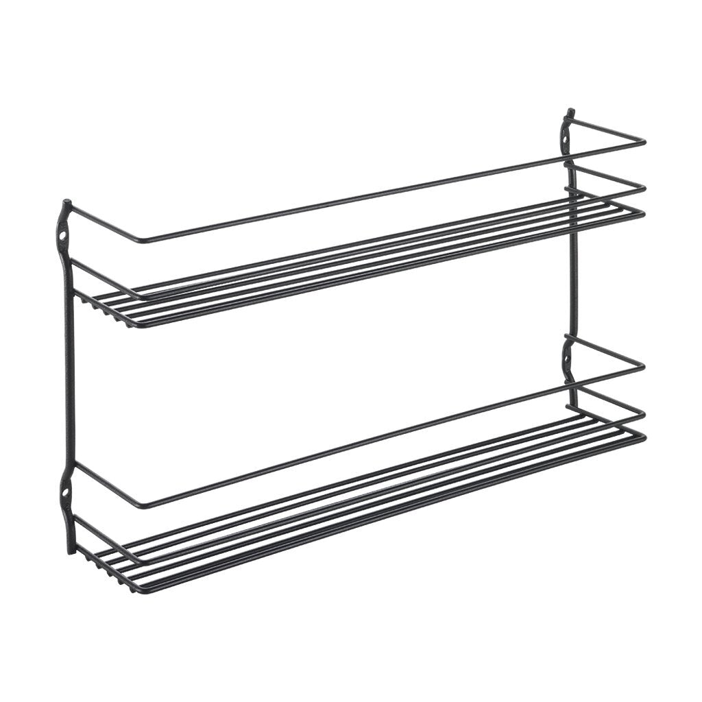 Metaltex pepito Herb Rack 2 étages 36x8x19 cm noir