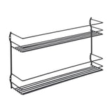 Metaltex pepito Herb Rack 2 nadstropja 36x8x19 cm črna