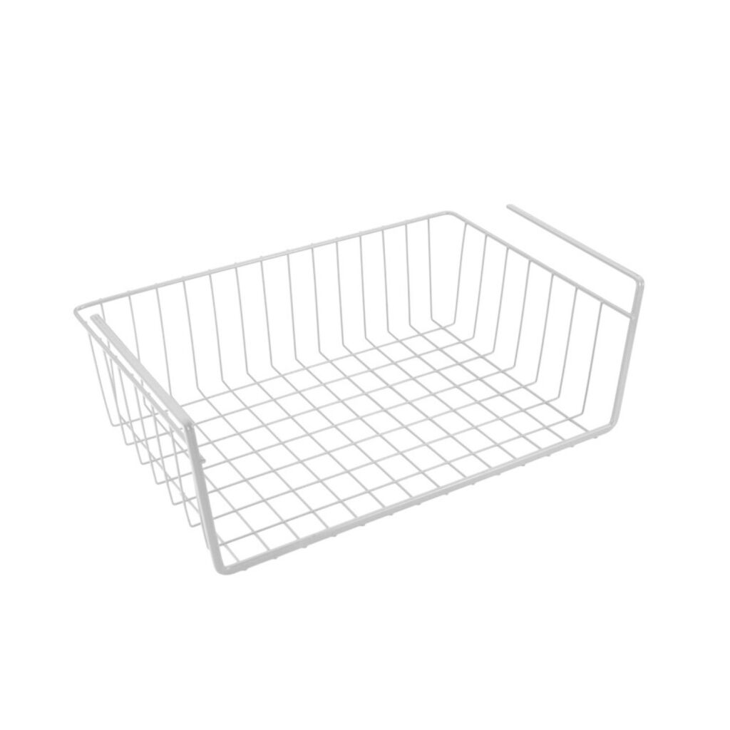 MetalTex Hang Basket 40x26x14 cm bílý kov