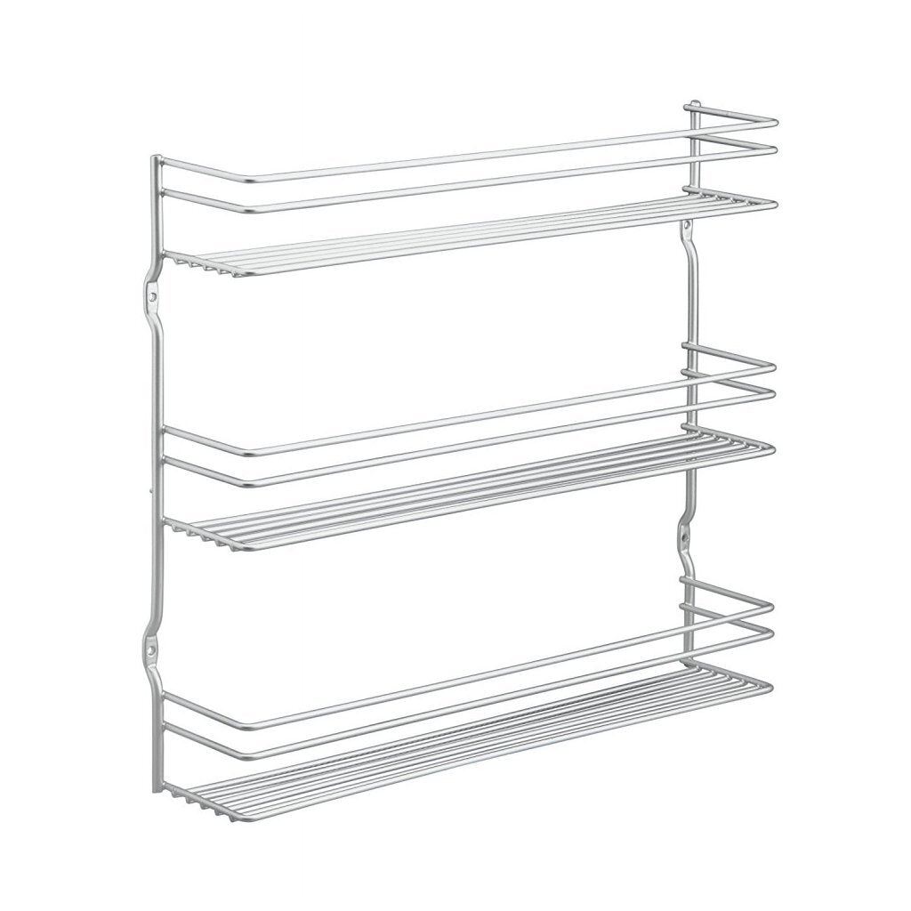 MATLETTEX Raum Spär Smart Kichen Pepto Heb Rack 3 Schlof 36x32x8 cm Silver