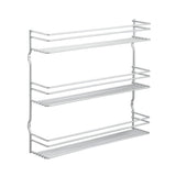 Metaltex Space Saver Pametna kuhinja Pepito Herb Rack 3 nadstropja 36x32x8 cm srebro