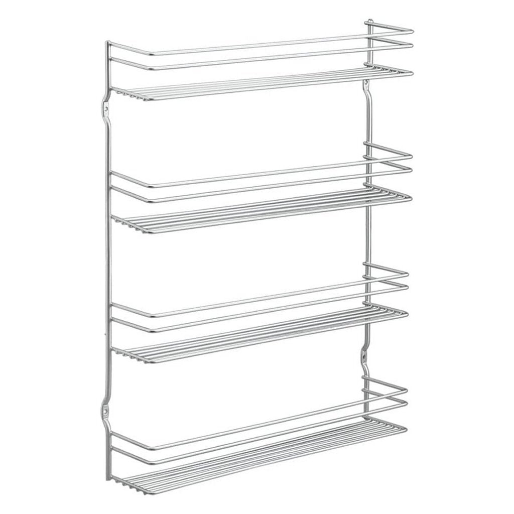 Metaltex metaltex space saver kitchen pepito kruidenrek 4 etages 36x8x45 cm zilver