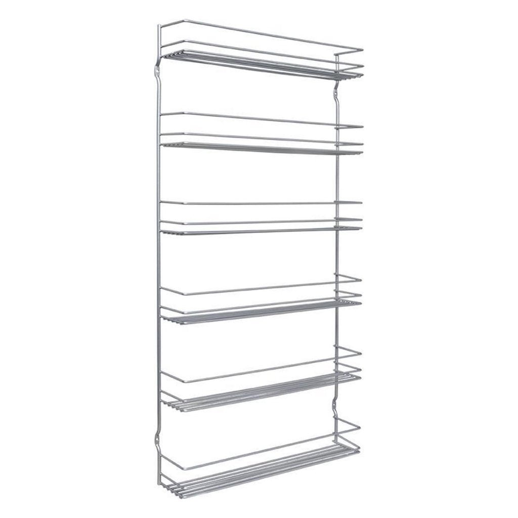 Metaltex Pepito Herb Rack 6 étages 36x8x71 cm argent