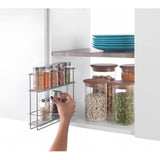 MetalTex Metaltex Space Saver Cucina estesibile rastrellino per spezie 6x28x22 cm argento