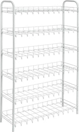 Tomado-metaltex tomado metaltex shoe 6 schoenenrek wit 64x23x104 cm 6 verdiepingen