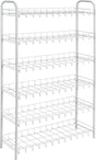 Tomado-metaltex tomado metaltex shoe 6 schoenenrek wit 64x23x104 cm 6 verdiepingen