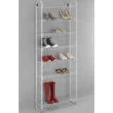 Rack de chaussures à chaussures Metaltex 8 étages 64x23x165 cm blanc