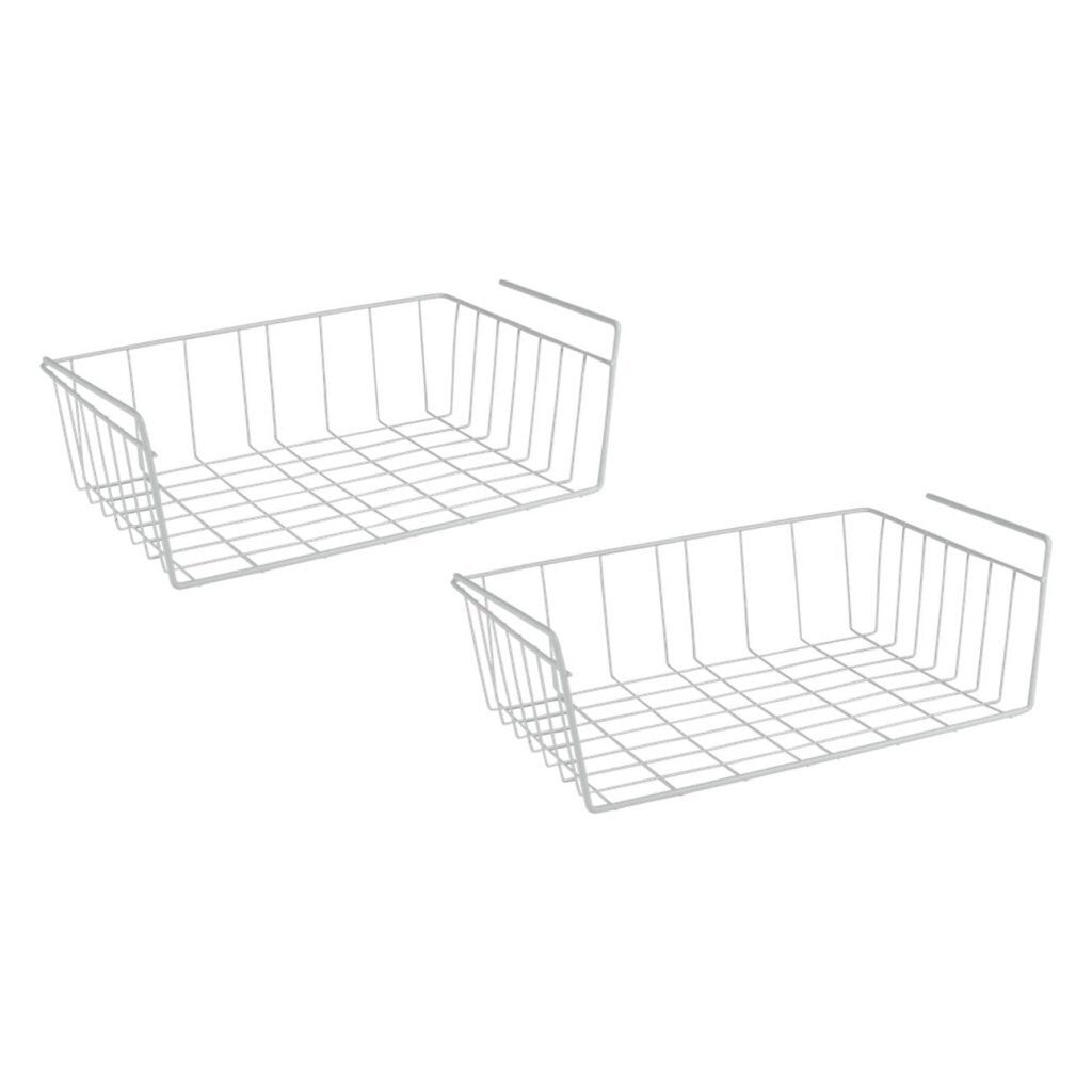 Metaltex metaltex babette hangmanden 40x26x14 cm 2 stuks wit