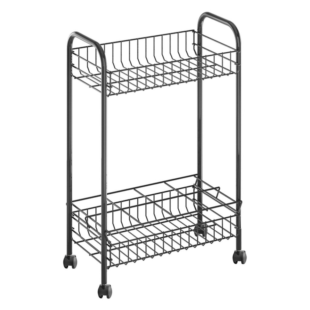 Metaltex Belino Lava Trolly + Porte-bouteille 23x41x63 noir