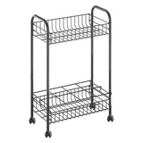 Metaltex belino lava trolly + držalo za steklenice 23x41x63 črna