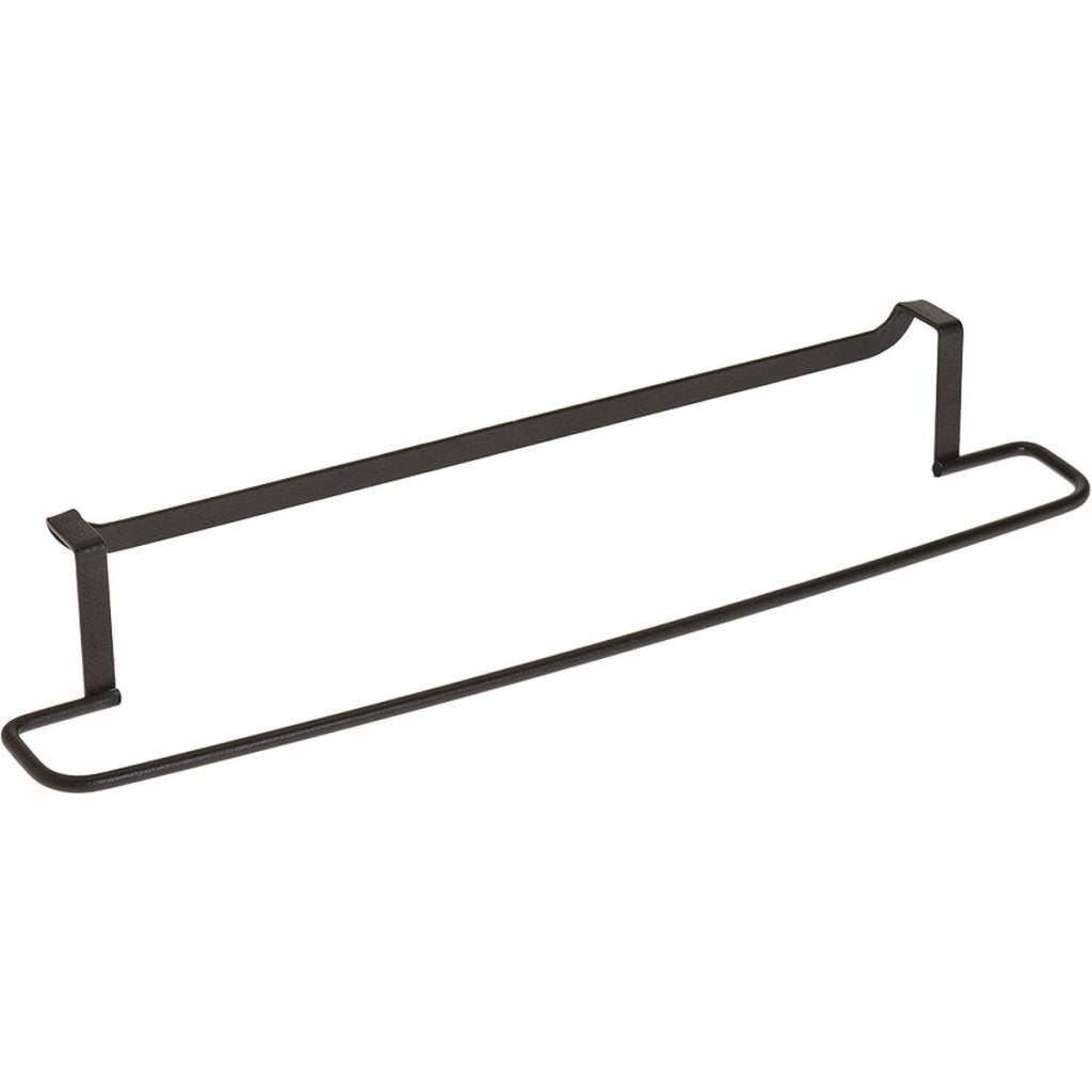 Metallex Handduch Halter 38x8x6 cm schwaarz