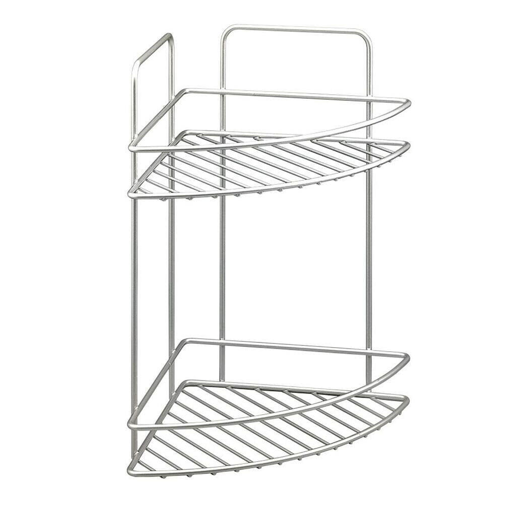 Tomado-Metaltex Tomado Metaltex Reflex Corner Baderom rack 2 etasjer sølvgrå