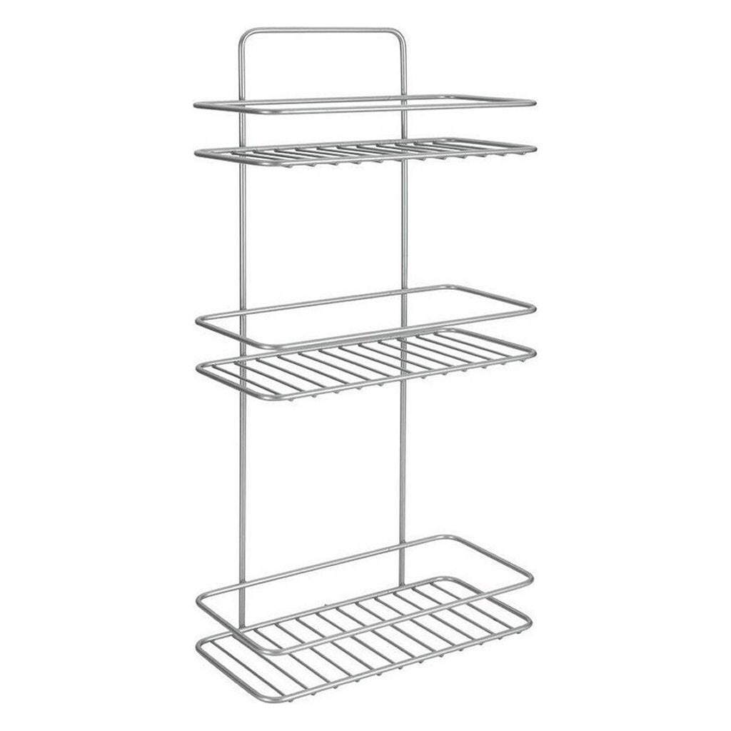 Metaltex refleks tuš 3 nadstropja 23x13x57 cm srebro