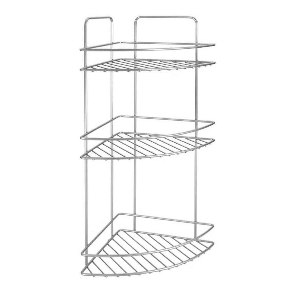 Metaltex Reflex Bathy Rack 3 pisos 23x23x53 cm de plata